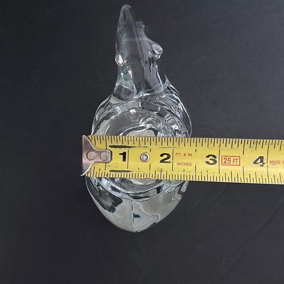 Set of Two New Indiana Glass Co Crystal Polar Bear Votive Tea Light Holders - Picture 9 of 11